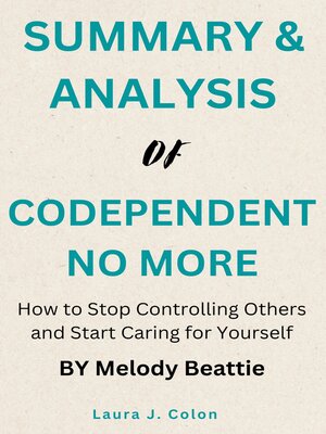 cover image of SUMMARY  OF  CODEPENDENT NO MORE